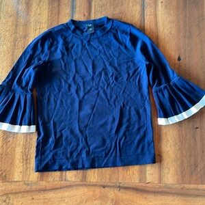 ANN TAYLOR | bell sleeve top | xsp